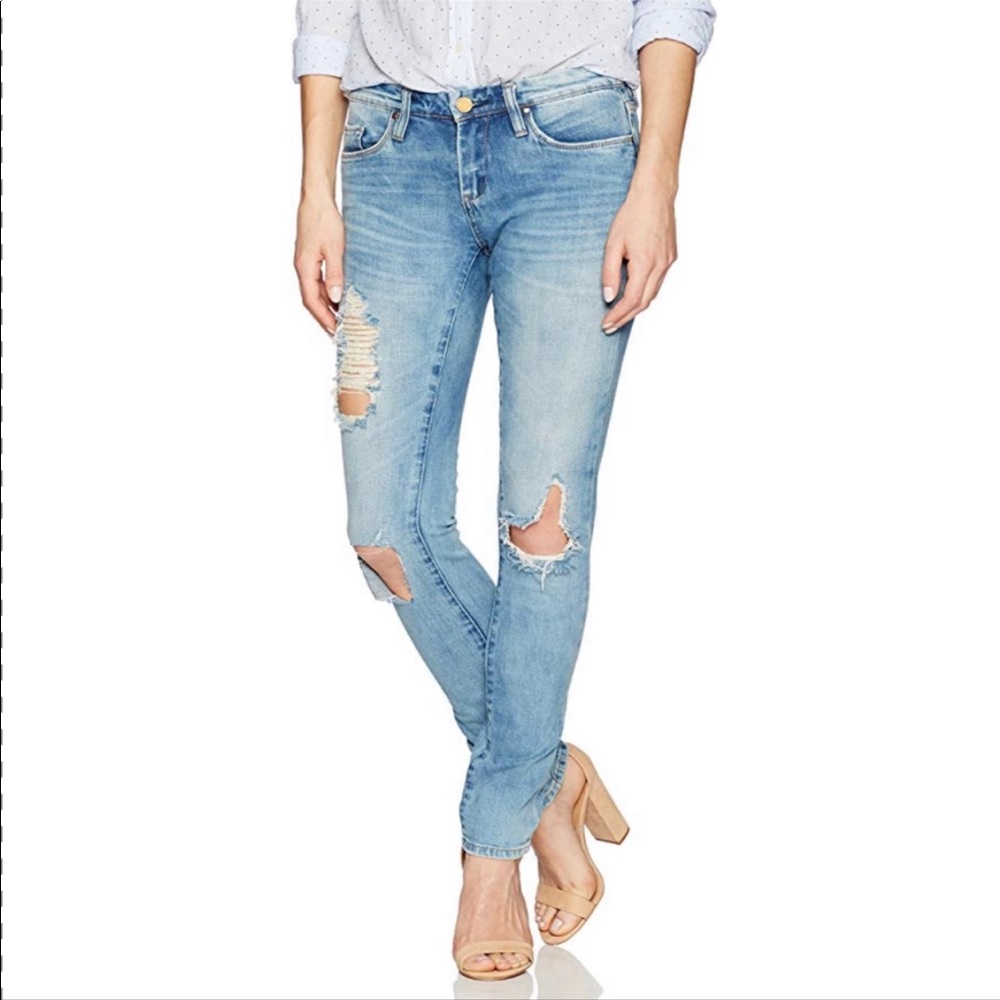 Blank NYC Distressed Skinny Jeans, Size 25